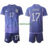 Maillot de Supporter Argentine Alejandro Gomez 17 Extérieur Coupe du Monde 2022 Pour Enfant